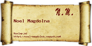 Noel Magdolna névjegykártya